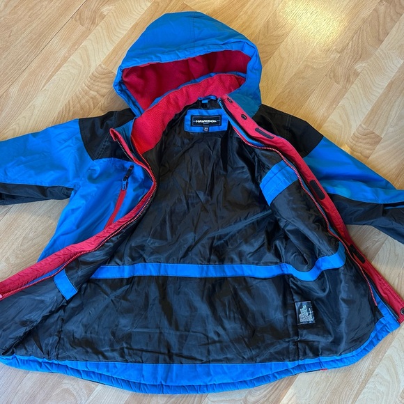 Tony Hawk Kids Blue and Black Jacket with Red Fleece - Picture 4 of 12